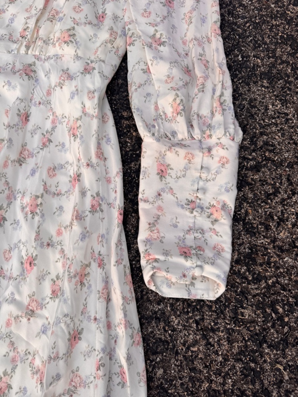 Antonio Melanie // NWT bornonfifth collab white floral print maxi dress 10 wk1 - Picture 5 of 10